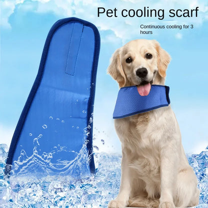Ice Bandana Cooling Triangle Scarf Collar for Pets
