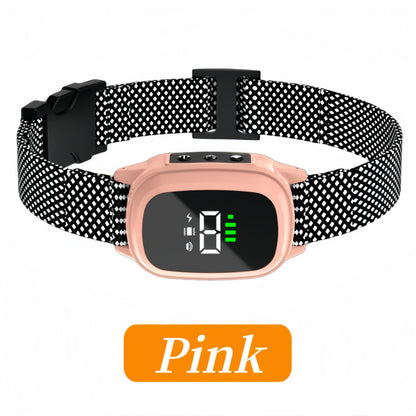 Automatic Anti Barking Dog Collar, Rechargeable Sound and Vibration Training Collar for Dog