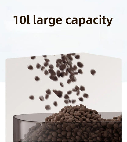Intelligent Pet Food Container Vacuum 10L Easy Clean Cat Food Storage Moisture-proof and Insect-proof Pet Products Supplies