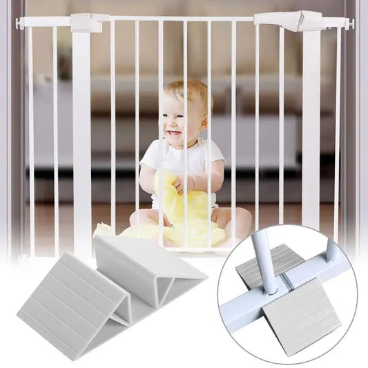 Support Feet For Pet Gate Dog Fence Panel Freestanding Support Feet 6 Pieces Versatile Reinforcement Accessories With Adhesive