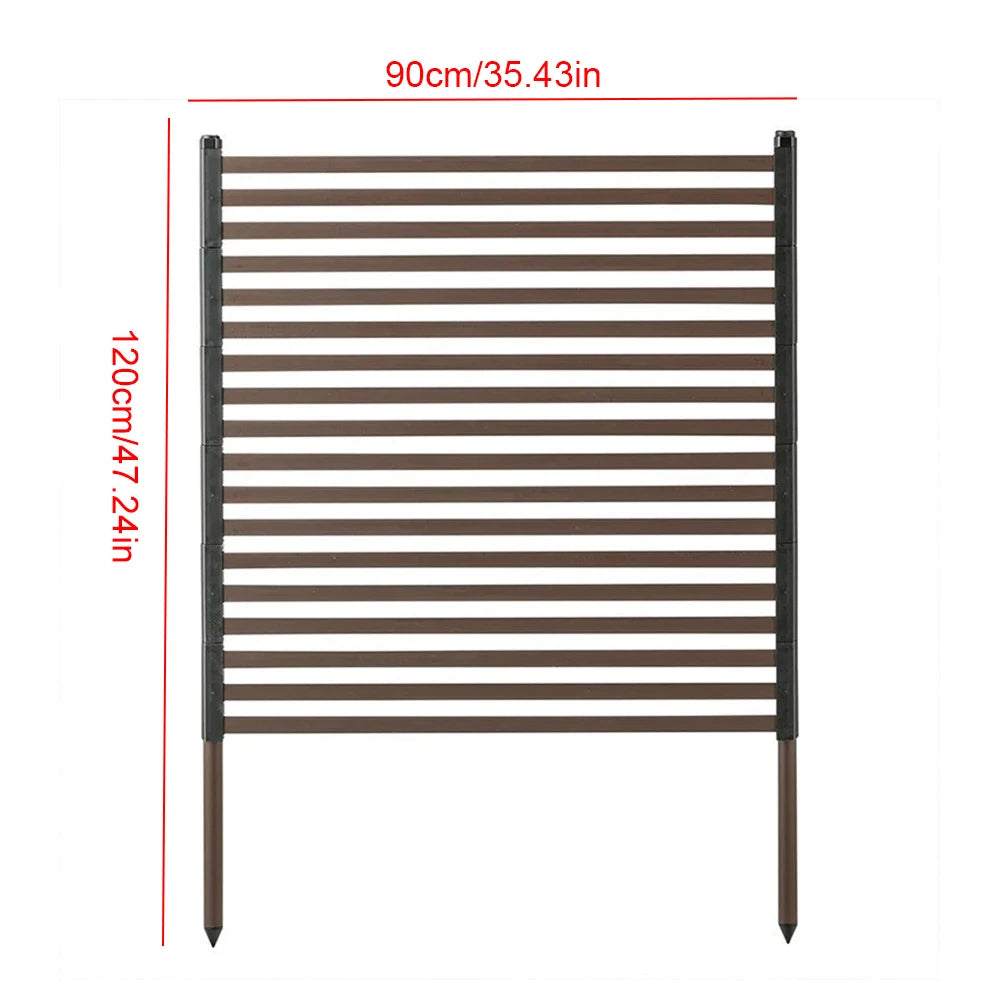 3 Ft W X 4 Ft H Metal Privacy Screen/Fence Panel for Outside Patio Garden Backyard