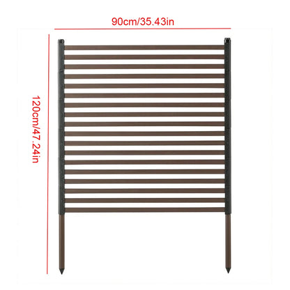 3 Ft W X 4 Ft H Metal Privacy Screen/Fence Panel for Outside Patio Garden Backyard