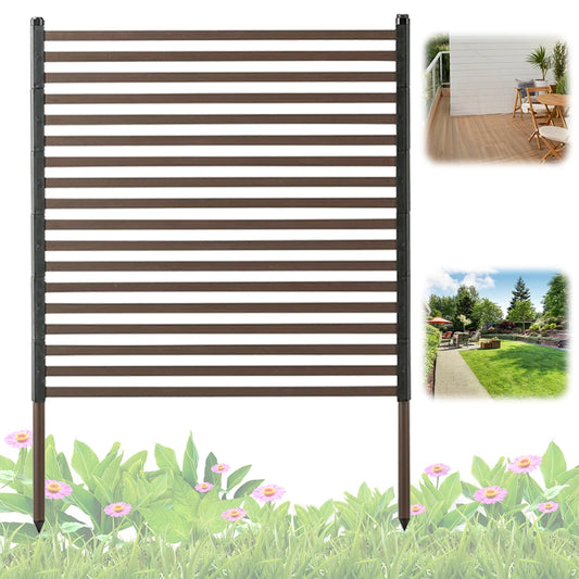 3 Ft W X 4 Ft H Metal Privacy Screen/Fence Panel for Outside Patio Garden Backyard