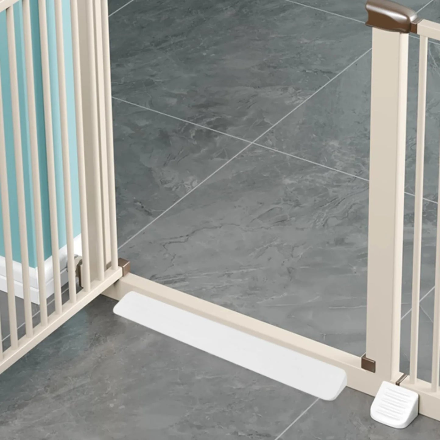 Baby Gate Door Frame Support Foot Non-Slip Protective Pad Safety Barrier Stabilizer Mat For Pet Gate Pressure Mounted Gate Home