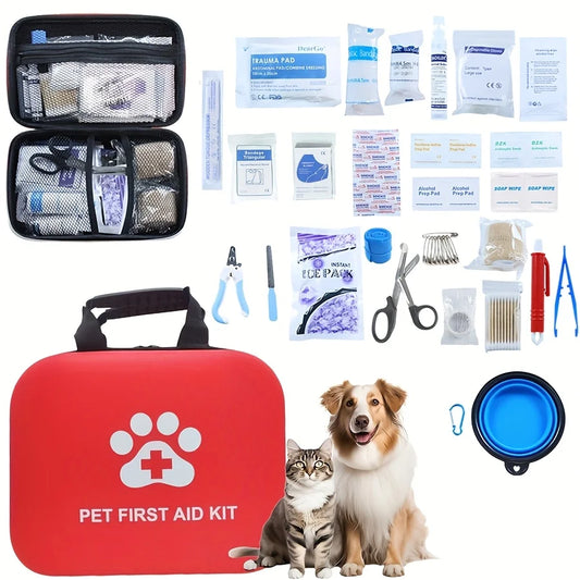 Pet Multi-purpose First Aid Emergency Medical Kit  for Cats and Dogs