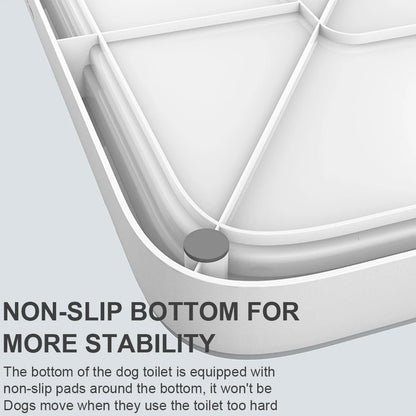 Dog Potty Tray with Pee Wall Pan Trainer Anti-Splash Pet Indoor Dog Training Toilet Dog Potty Trainer Puppy Kitten Cleaning Tool