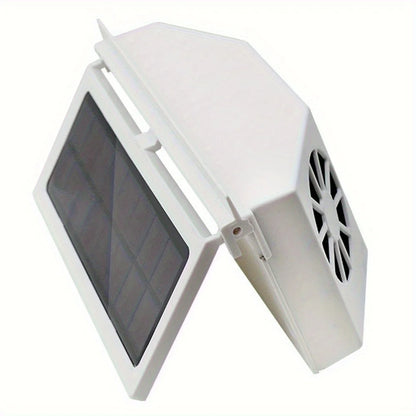 Solar Powered Car Ventilation Fan - Car Fan for Solar Cooling Vent Exhaust Radiator with Air Circulation and Quiet Operation
