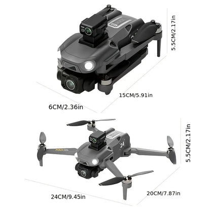 M24 8K GPS Drone with Large Touchscreen-5G Transmission Smart Obstacle Avoidance Auto Return Home Night Flight Tracking Lost Pats