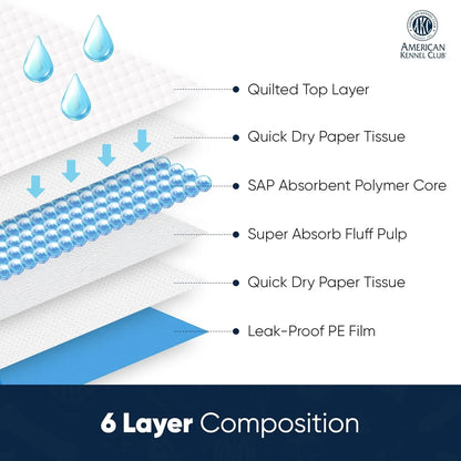 Ultra Absorbent Leak-Proof Quick Dry Scented Dog Training Pads, 22x22 Inches, Fresh Scent, 200 Count