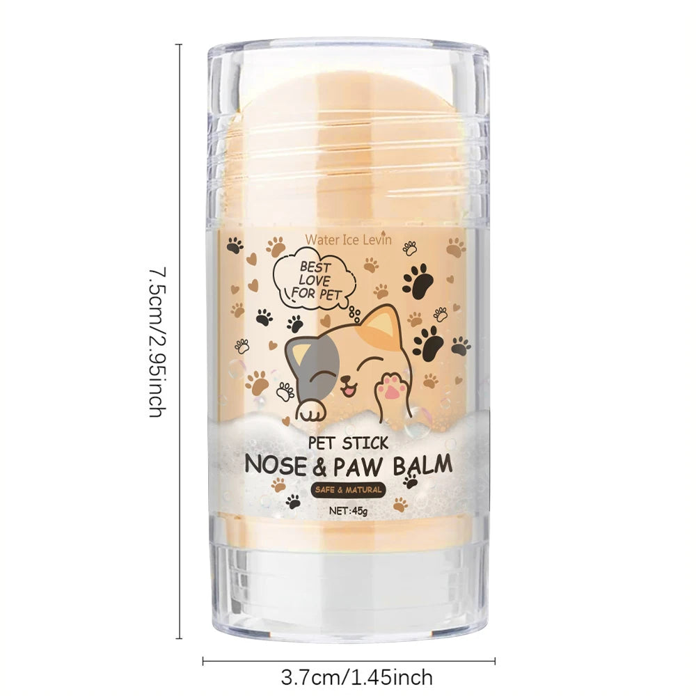 45g Pet Nose and Paw Balm Butter Cream Protector to Moisturizer Dry Cracked Nose and Feet