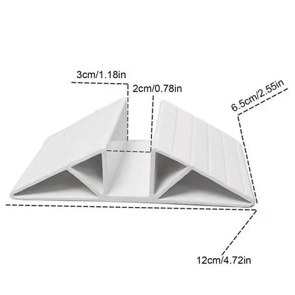 Support Feet For Pet Gate Dog Fence Panel Freestanding Support Feet 6 Pieces Versatile Reinforcement Accessories With Adhesive