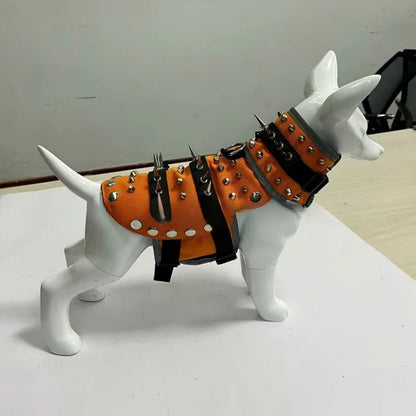 Pet Clothing Creative Punk Puppy Vest Spike Resistant Bite Resistant Pet Vest Protective Dog Armor Vest Pet Jackets
