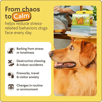 120-Day Dog Calming Diffusers - Pheromone Kits for Stress Relief, Behavior Issues, Anxiety, and Chewing