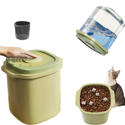 Large-capacity pet food storage bucket Vacuum-sealed moisture-proof mold-proof cat food and dog food storage container