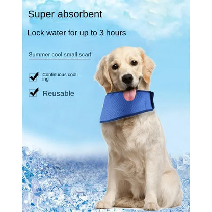 Ice Bandana Cooling Triangle Scarf Collar for Pets