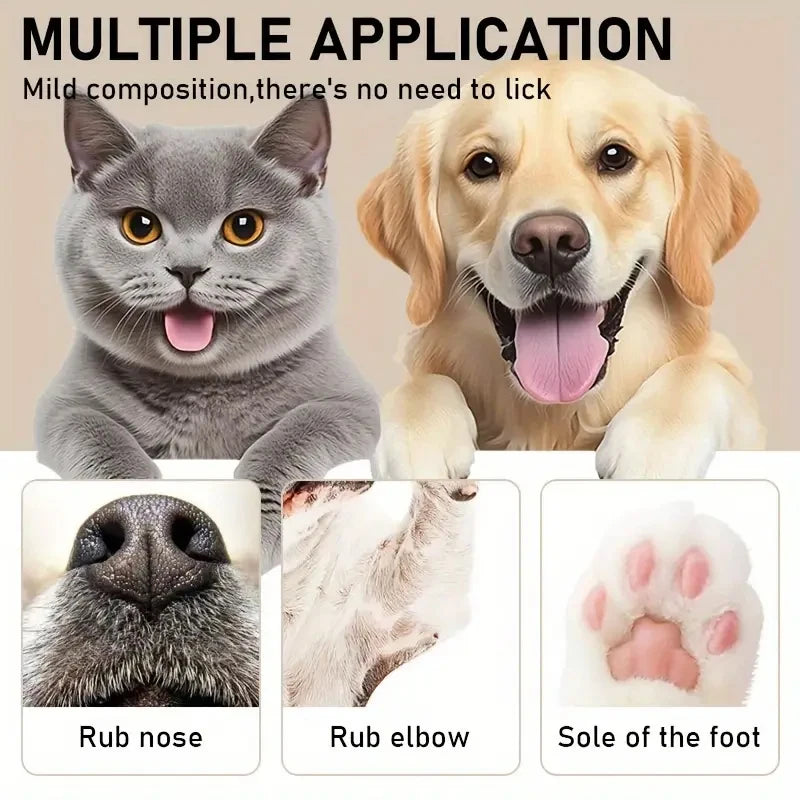 45g Pet Nose and Paw Balm Butter Cream Protector to Moisturizer Dry Cracked Nose and Feet