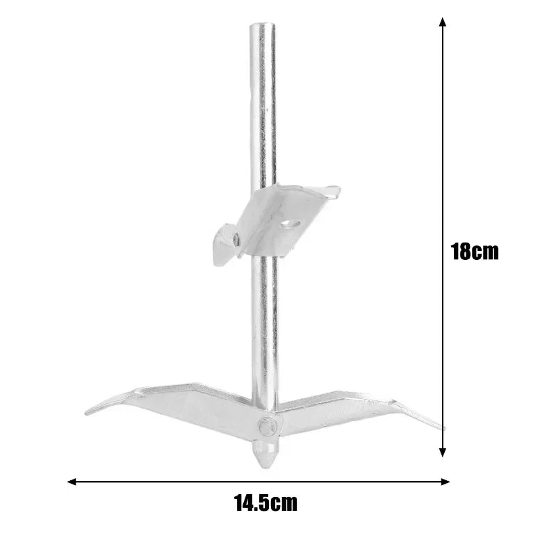Semi-Permanent Ground Anchor. Heavy Duty Anti Rust Steel. Provides Strong Windproof Anchor/Stake for Fixed Outdoor Structures.
