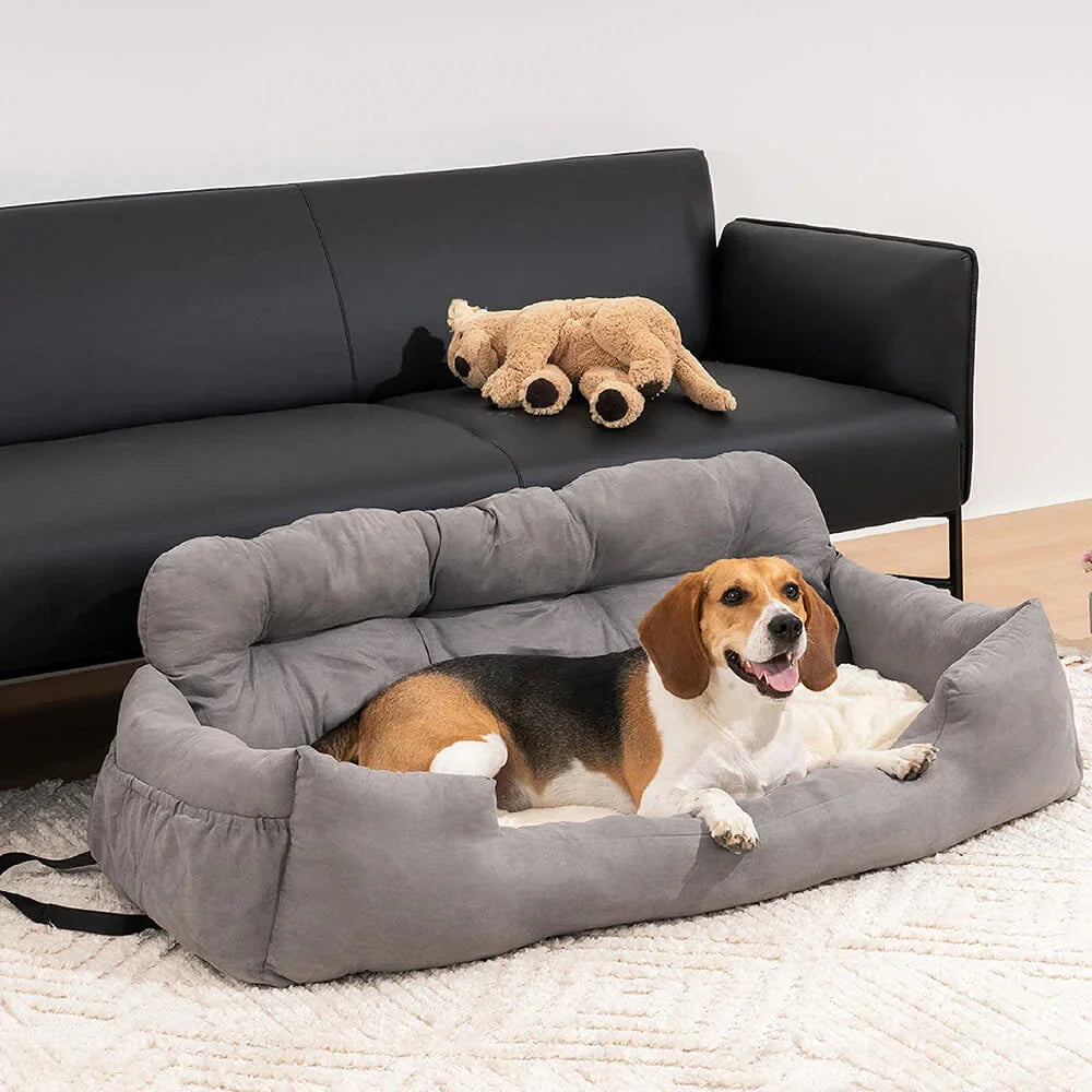Dog Car Seat Cover for Travel, Thickened Cotton, Folding Hammock, Carrier Bag for Pets