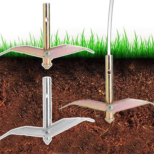 Semi-Permanent Ground Anchor. Heavy Duty Anti Rust Steel. Provides Strong Windproof Anchor/Stake for Fixed Outdoor Structures.
