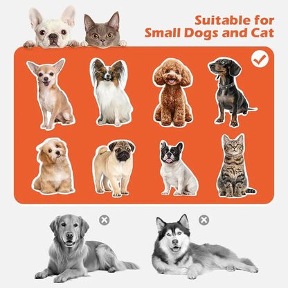 Anti-Slip Dog Stairs for High Beds, Wide Seat Chairs for Small Puppies, Metal Steps for Easy Bed Access, Window Couch for Dogs,