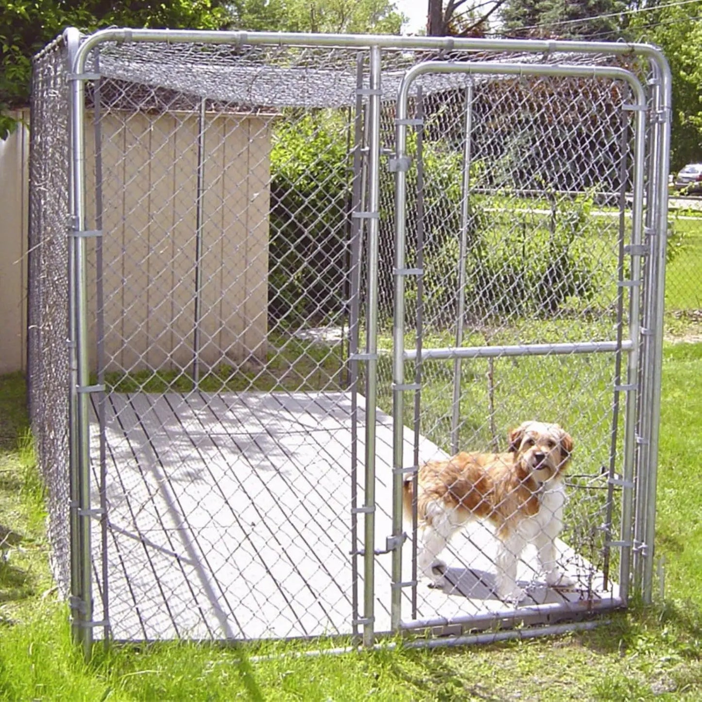 Durable and Sanitary Pet Kennel Deck, Aesthetically Pleasing Alternative to Concrete