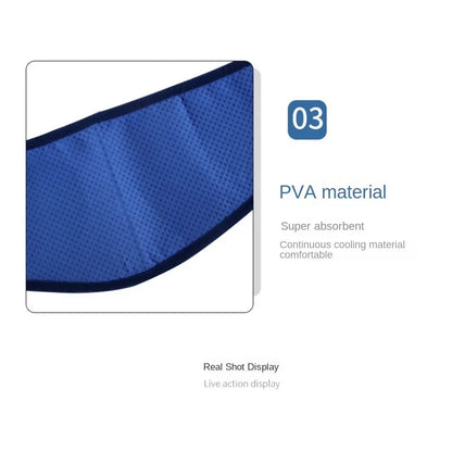 Ice Bandana Cooling Triangle Scarf Collar for Pets