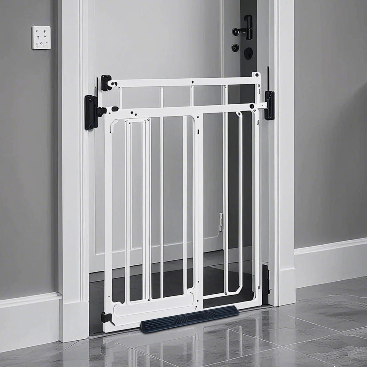 Baby Gate Door Frame Support Foot Non-Slip Protective Pad Safety Barrier Stabilizer Mat For Pet Gate Pressure Mounted Gate Home