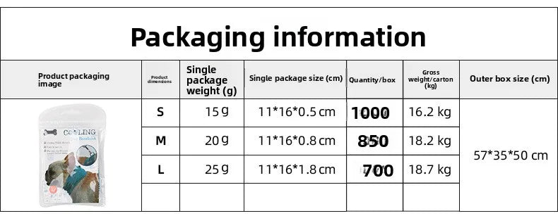 Summer Cooling Neck Triangular Scarf for small medium large for Pets