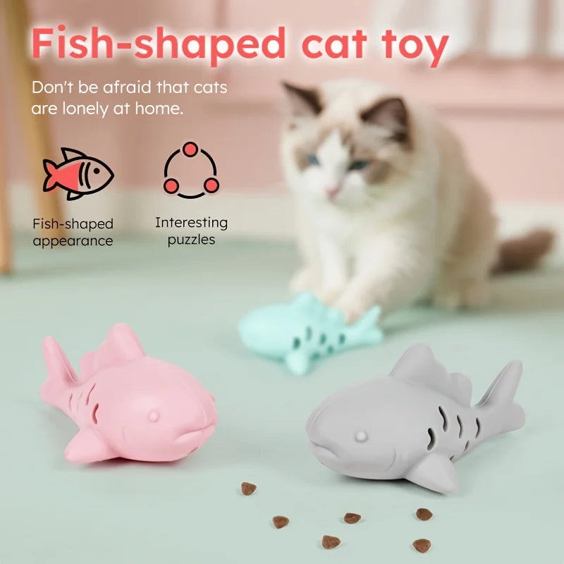 1pc Interactive Cat & Dog Toy - Durable Bite-Resistant Design, Hiding Food & Grinding Teeth Small Pet Entertainment