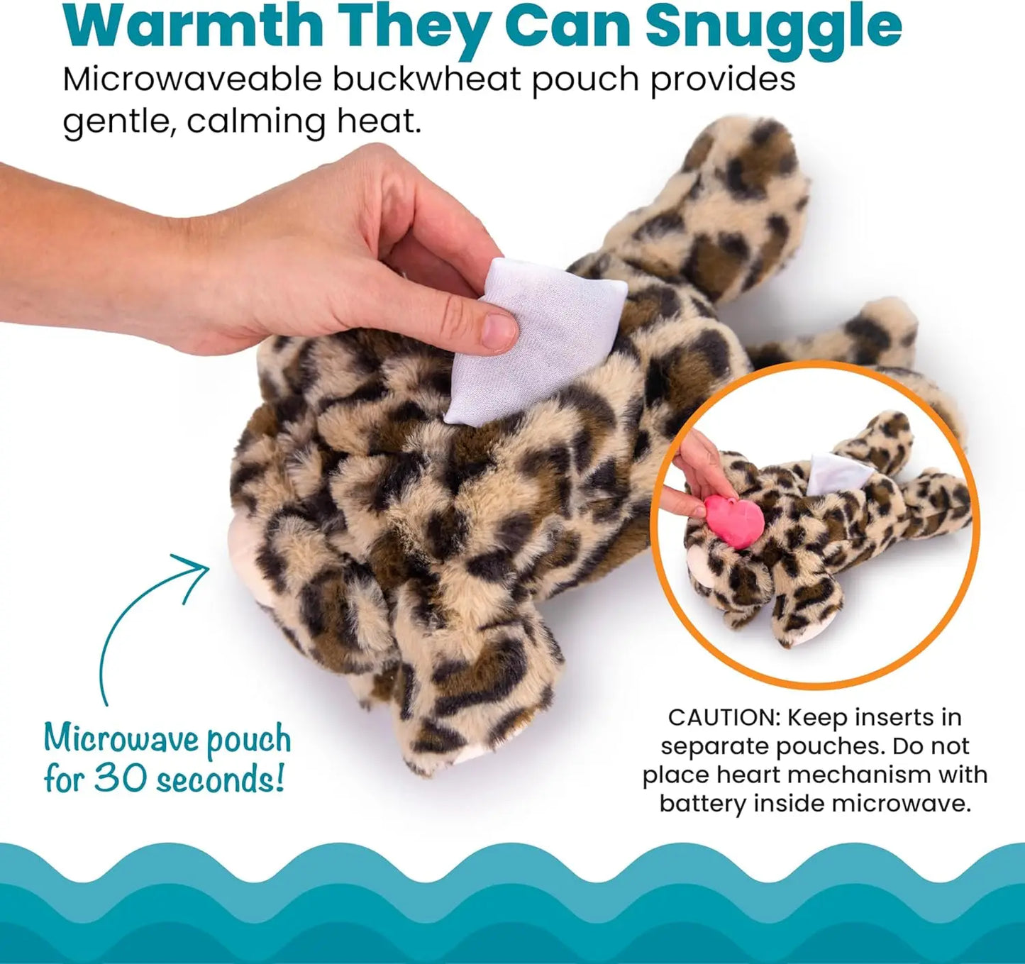 Calming Kitty Pal with Purring, Heartbeat, Warmth & Vibration for Anxiety Relief