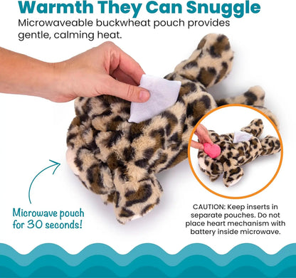 Calming Kitty Pal with Purring, Heartbeat, Warmth & Vibration for Anxiety Relief
