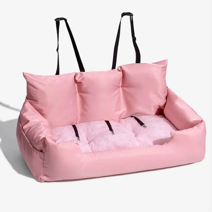 Dog Car Seat Cover for Travel, Thickened Cotton, Folding Hammock, Carrier Bag for Pets