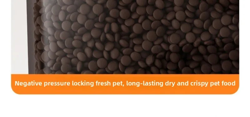 Intelligent Pet Food Container Vacuum 10L Easy Clean Cat Food Storage Moisture-proof and Insect-proof Pet Products Supplies
